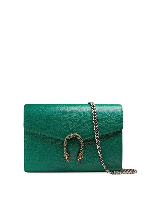 Gucci Mini Dionysus Chain Bag in Green 